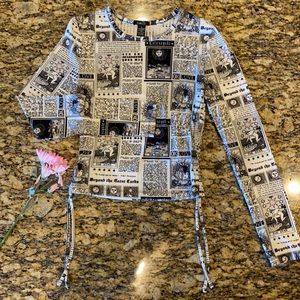 ✨NWOT Tarot Card LS Top